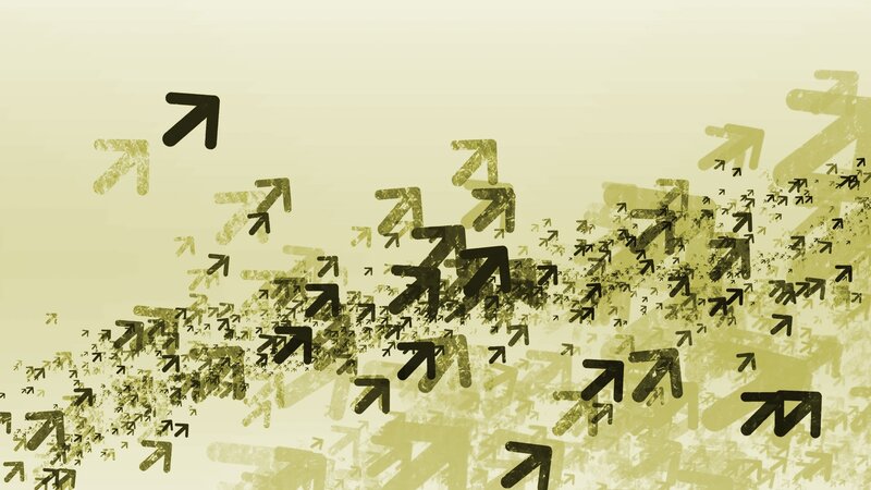 Abstract Arrow Pattern — Yellow, Dynamic, Digital Art, Arrows