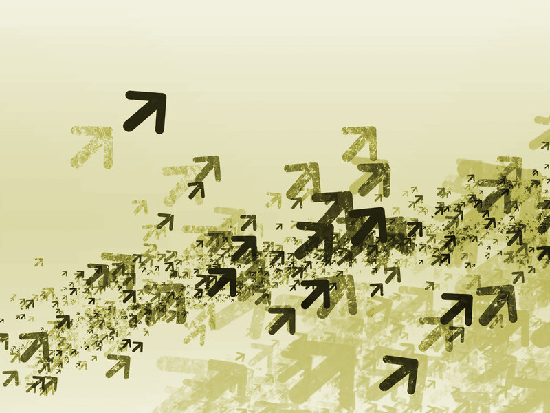 Abstract Arrow Pattern — Yellow, Dynamic