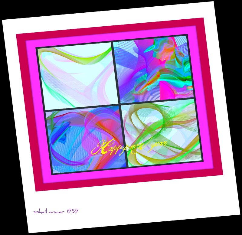 Abstract Art Collage