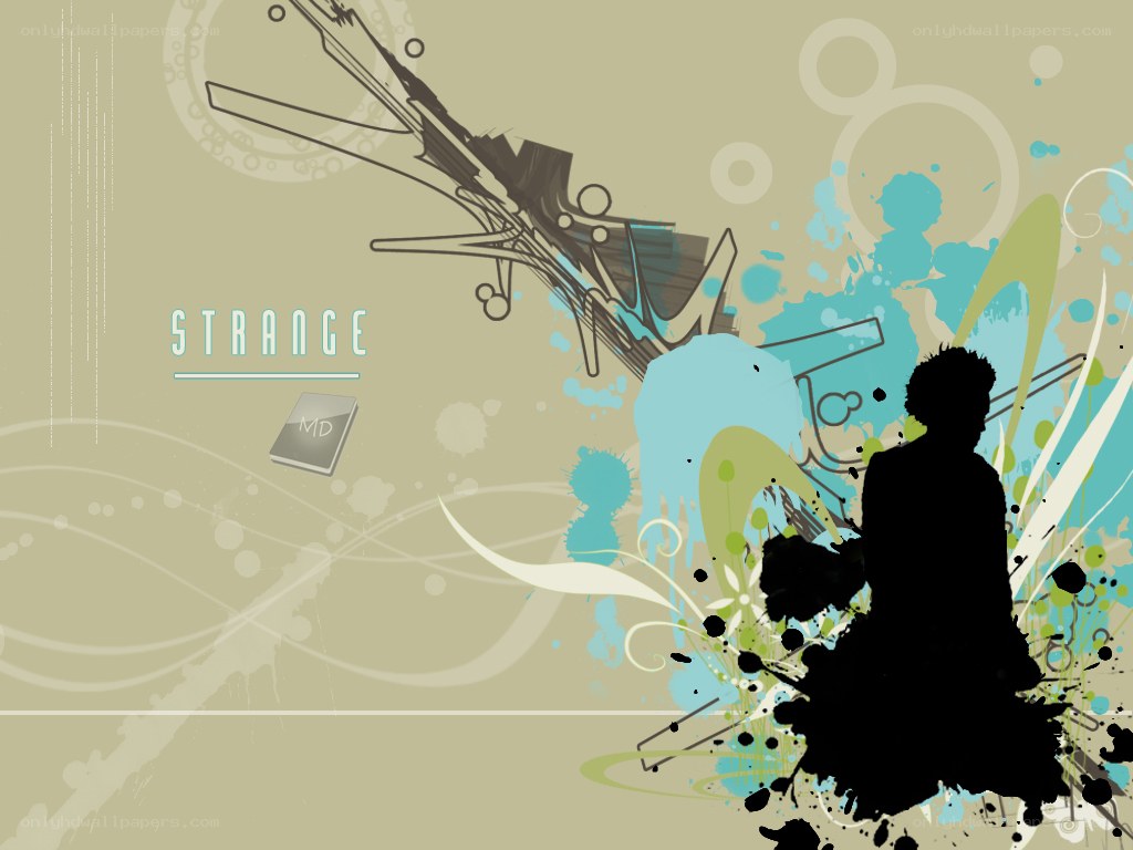 abstract art with silhouette
