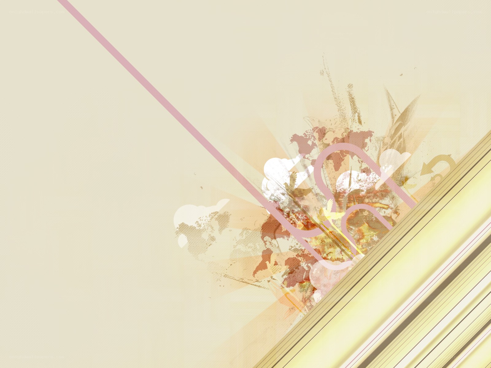 abstract art with soft colors