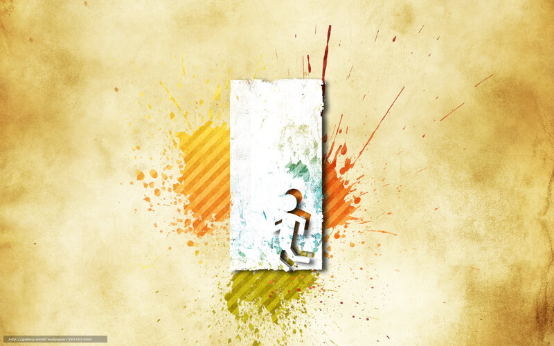 abstract art with splatter design
