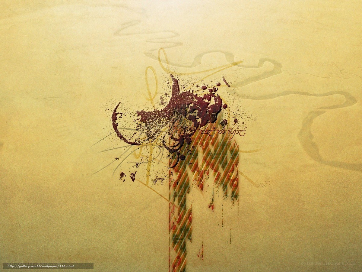 abstract art with splatter