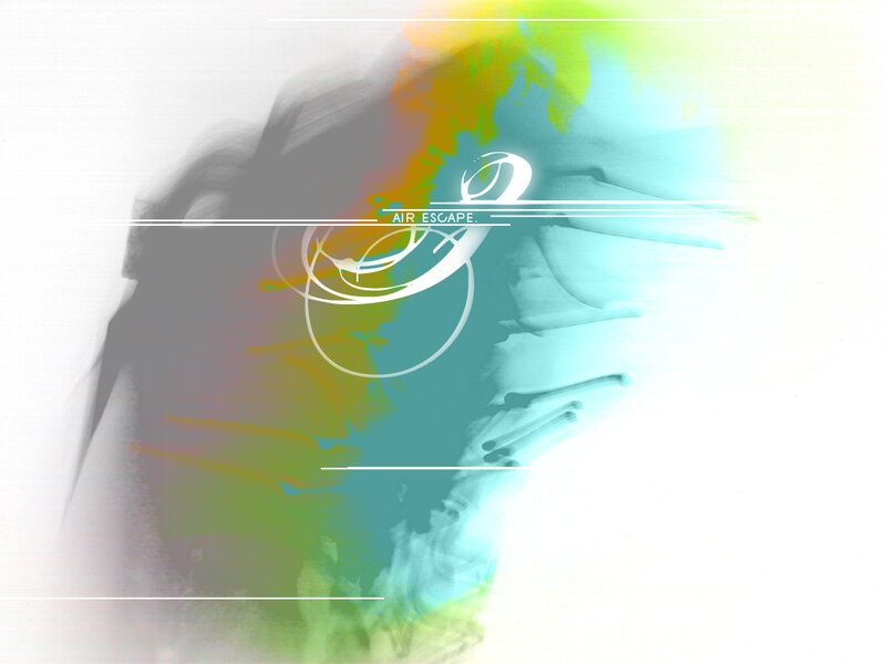 abstract art with text overlay