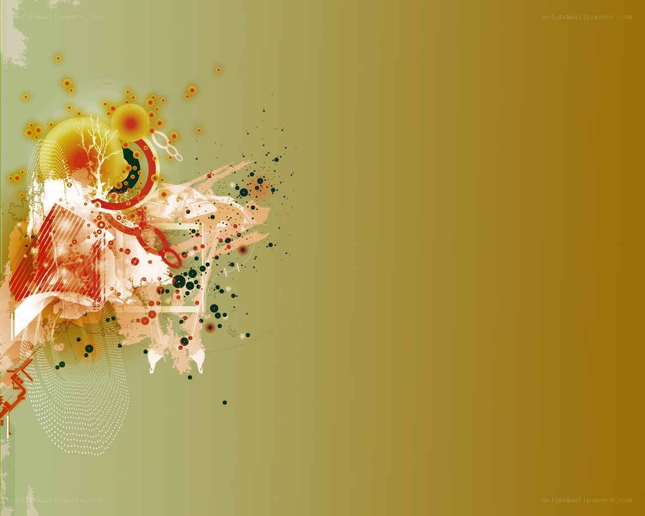 abstract art with warm colors