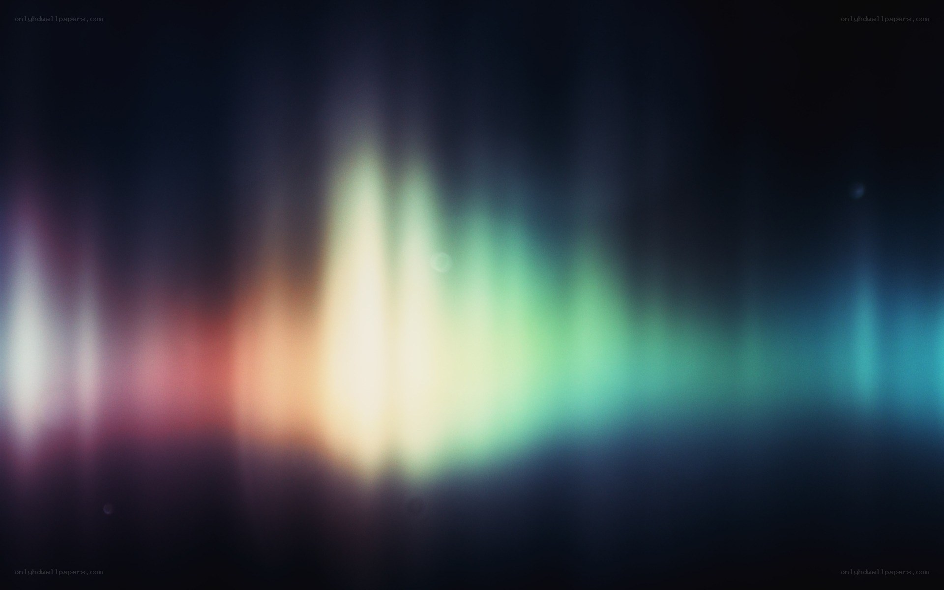 abstract aurora light display