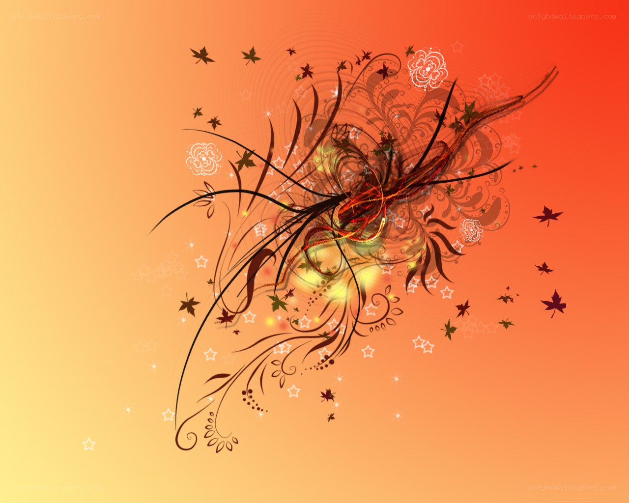 Abstract autumn design