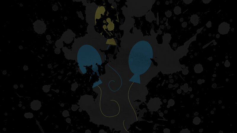 abstract balloon splatter art