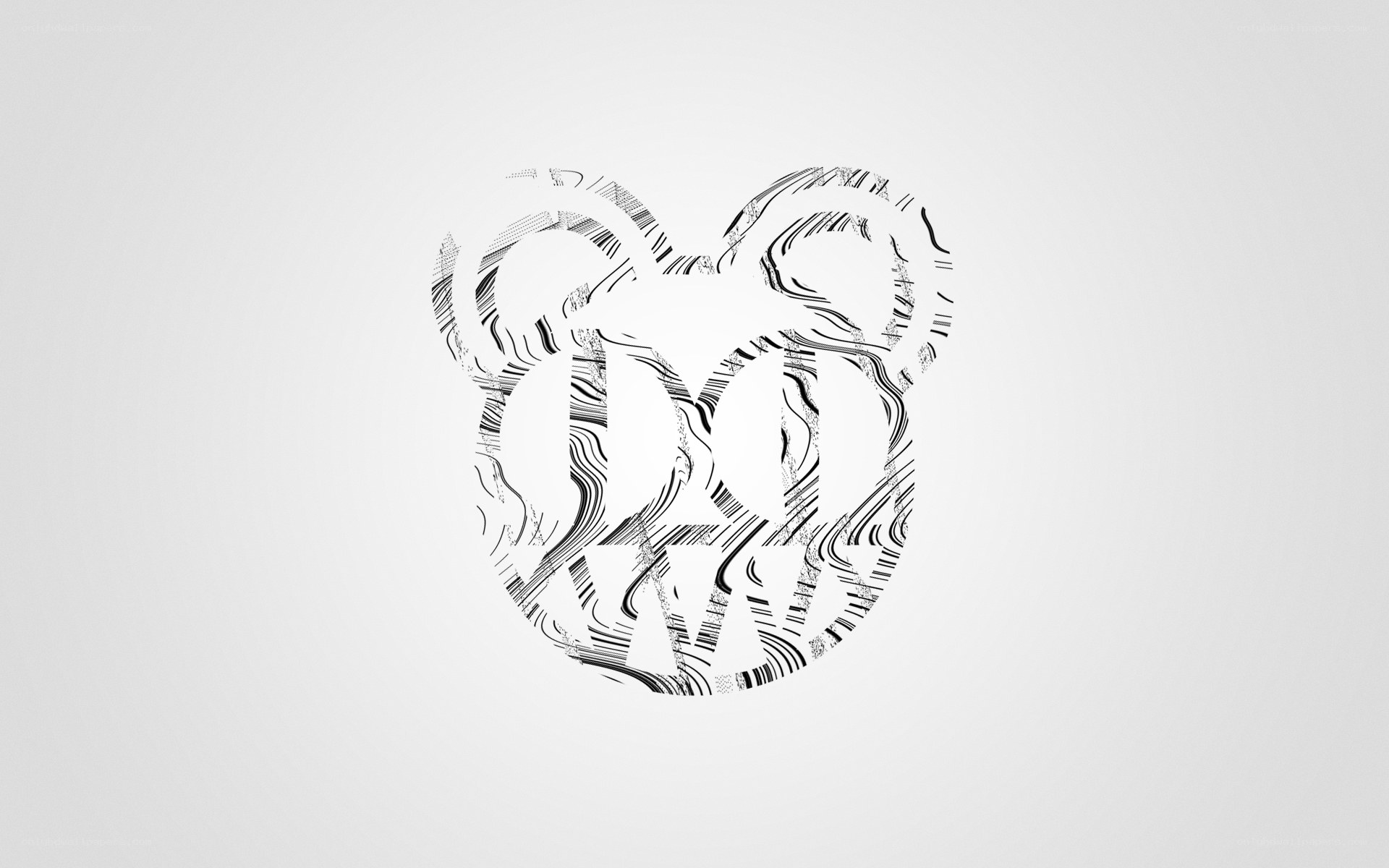 abstract bear logo design