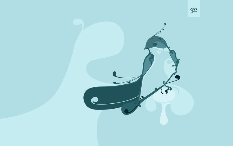 abstract bird illustration