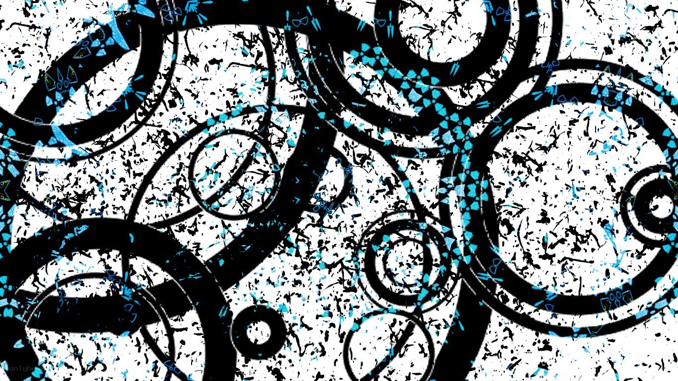 abstract black and blue pattern
