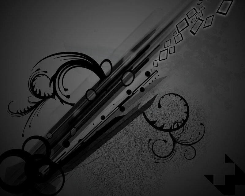 Abstract Black and Gray Design