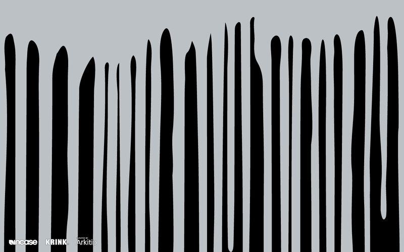 Abstract black and gray shapes