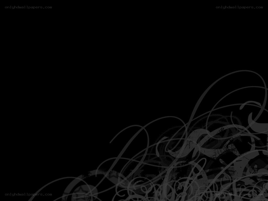 abstract black and gray swirls