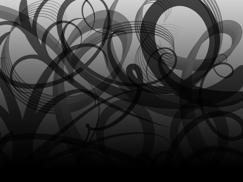 abstract black and gray swirls