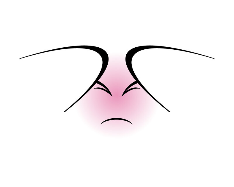 abstract black and pink design
