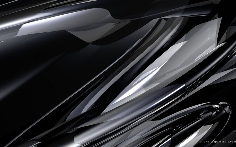 Abstract black and silver design