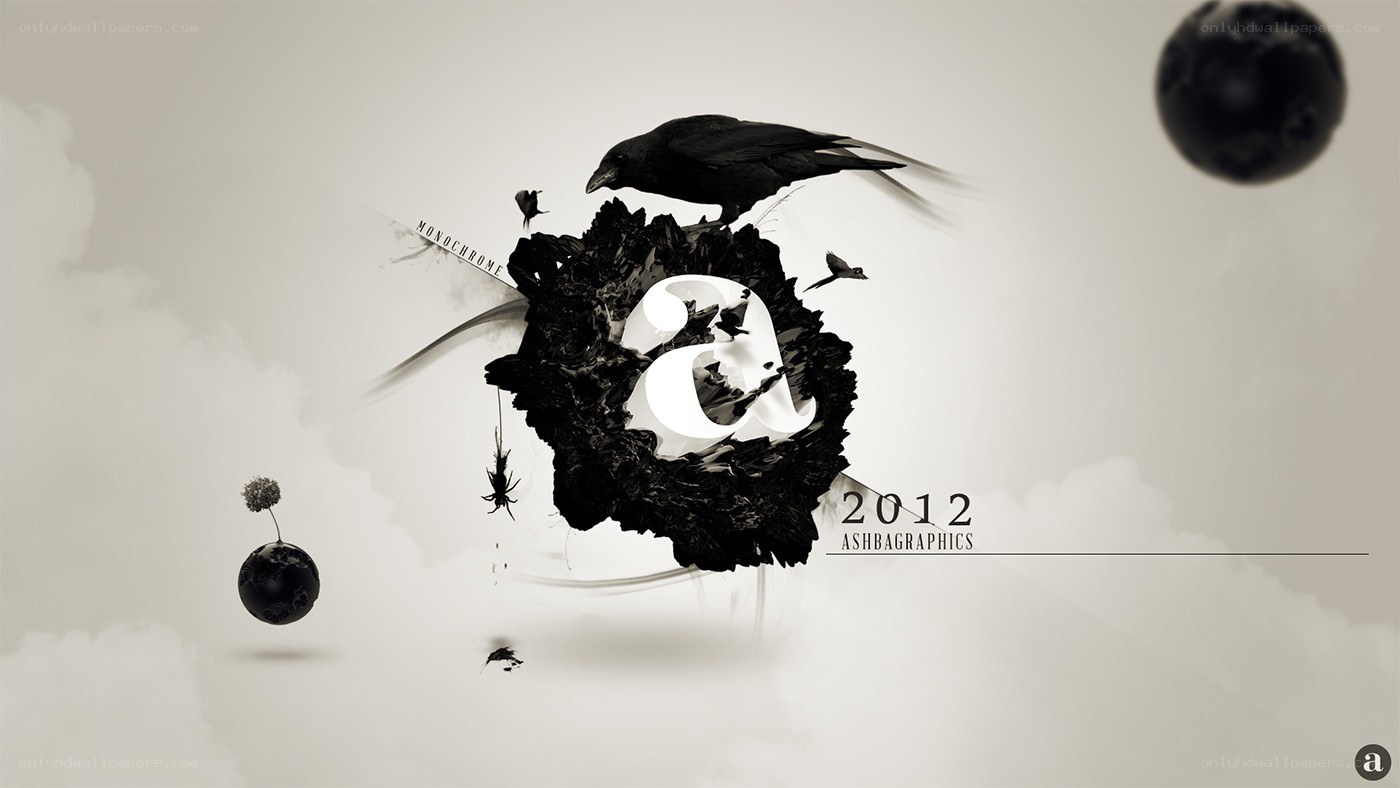 abstract black and white art
