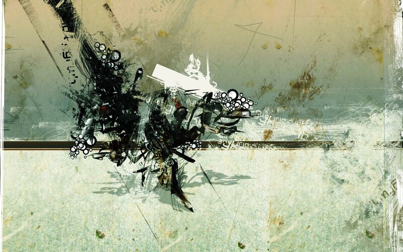 Abstract Black and White Art — Chaotic