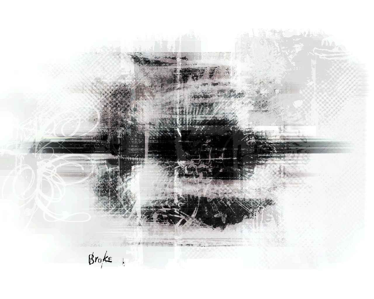 abstract black and white artwork