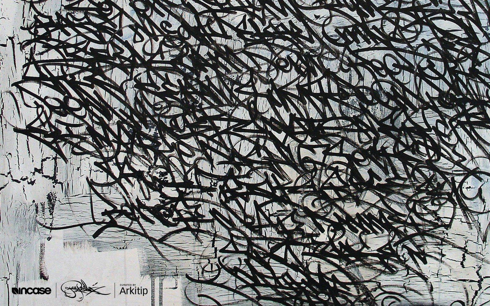 abstract black and white artwork