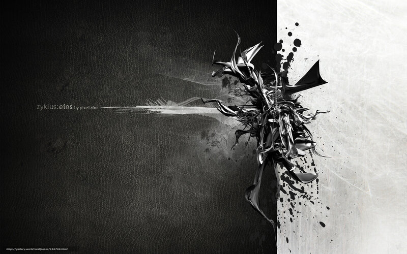 abstract black and white artwork