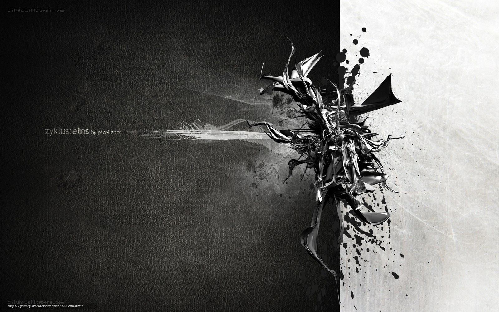 abstract black and white artwork