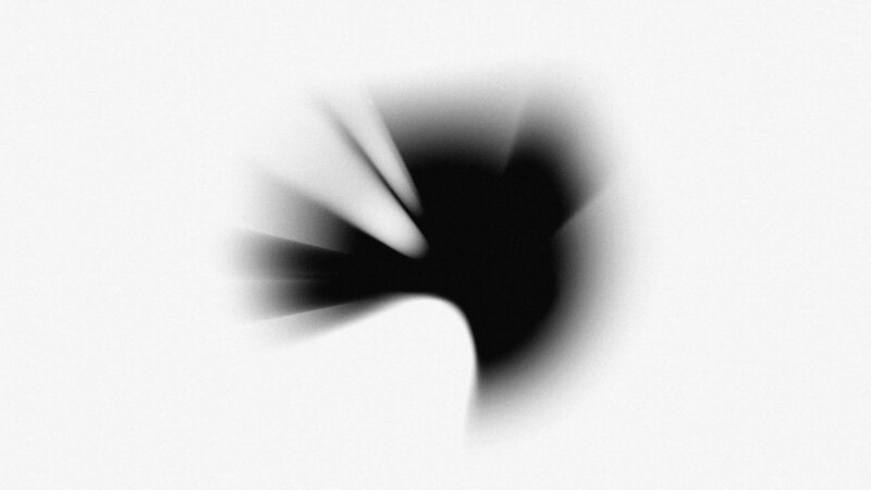 abstract black and white blur