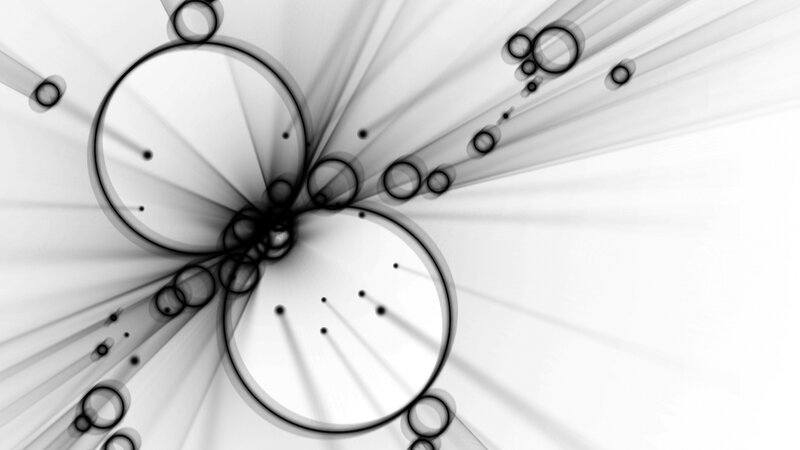 Abstract Black and White Circles — Dynamic