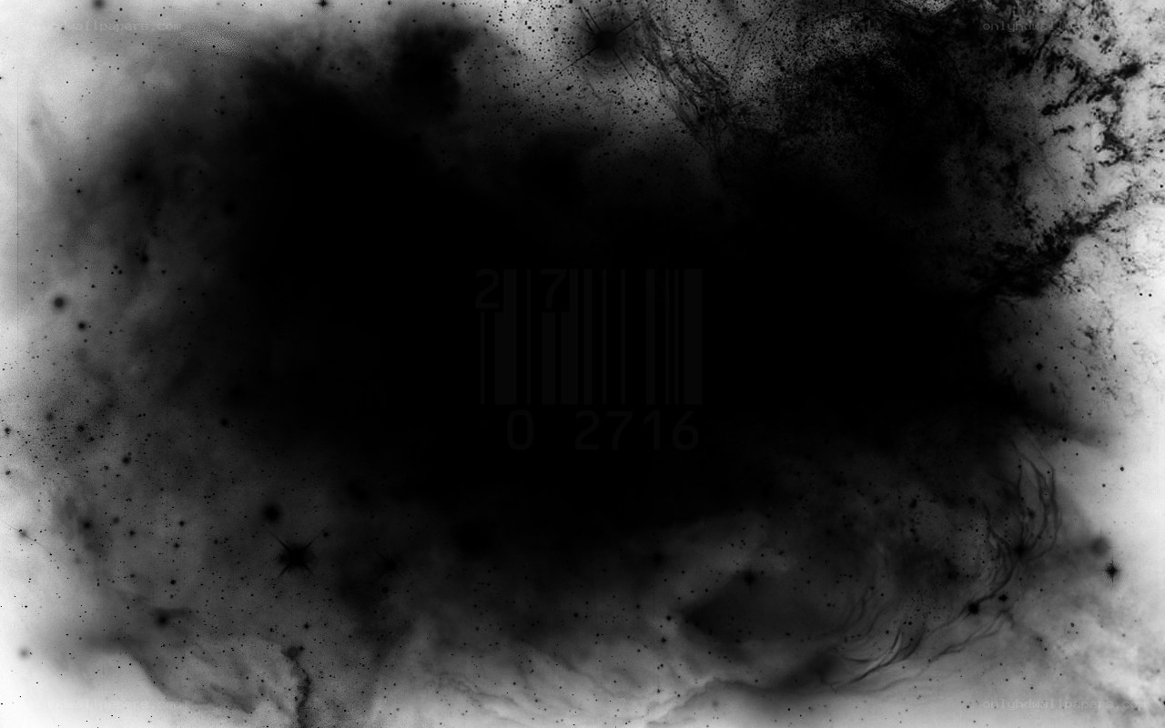 abstract black and white cloud