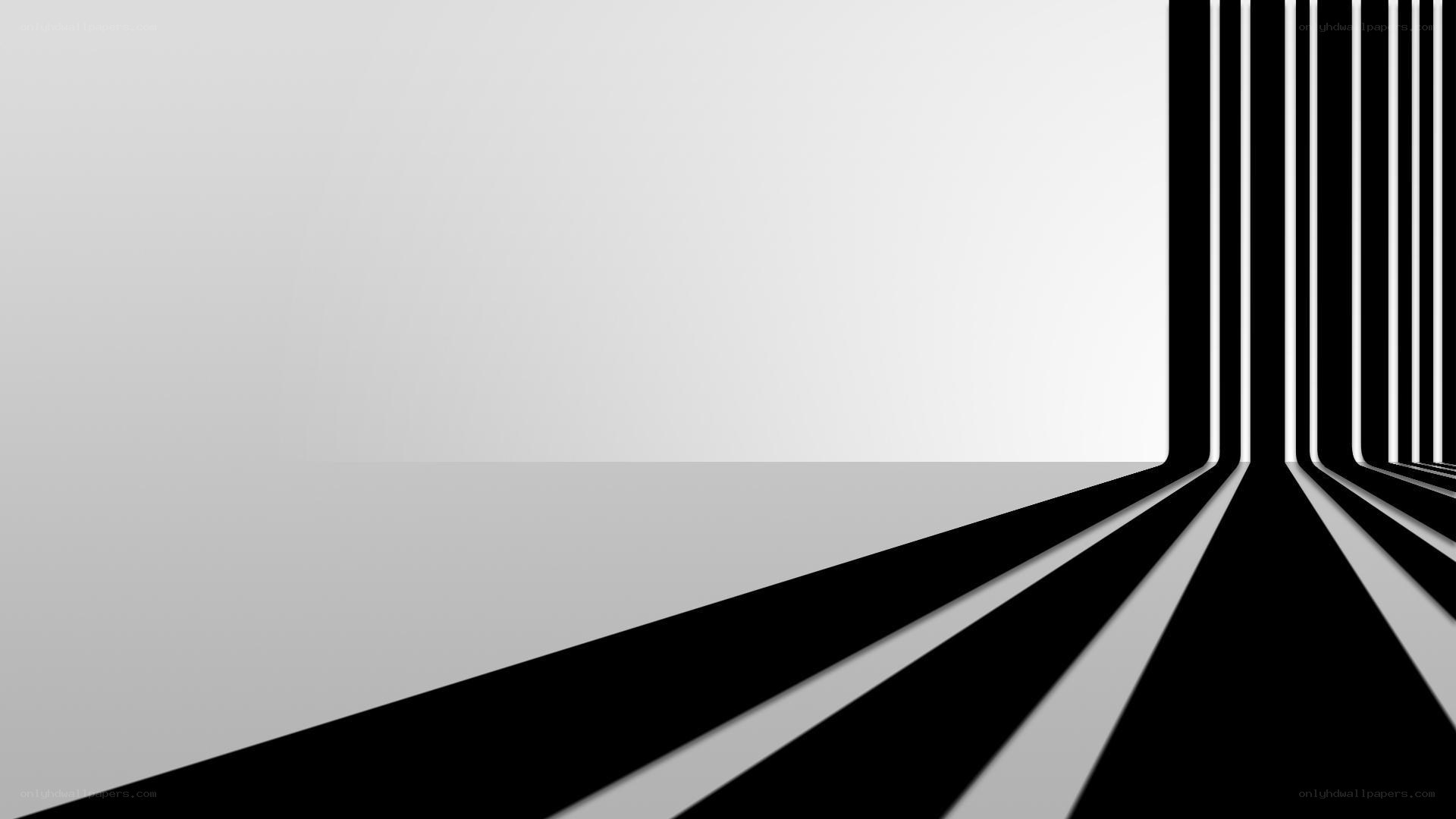 abstract black and white corridor