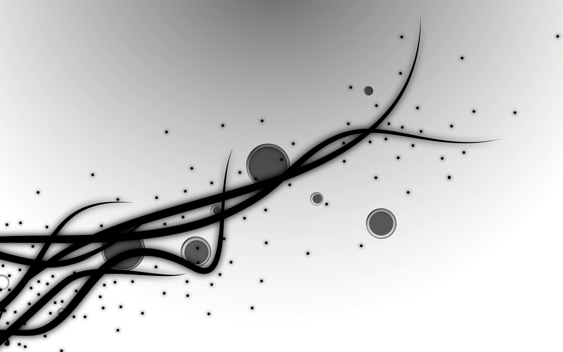 abstract black and white design
