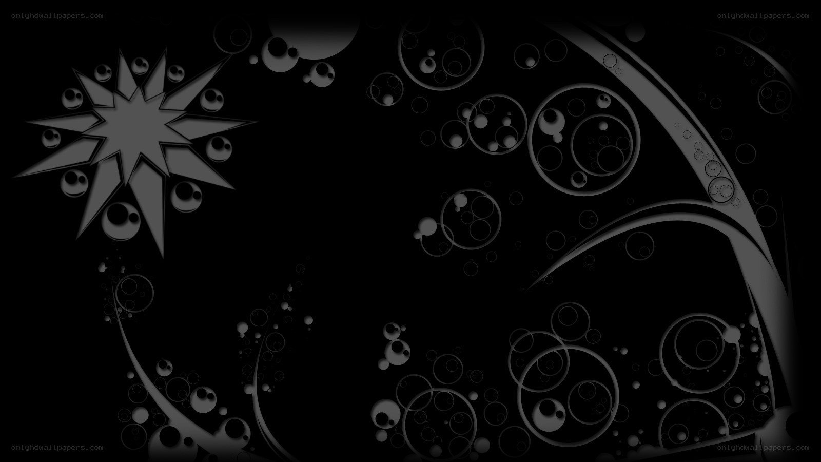 abstract black and white design