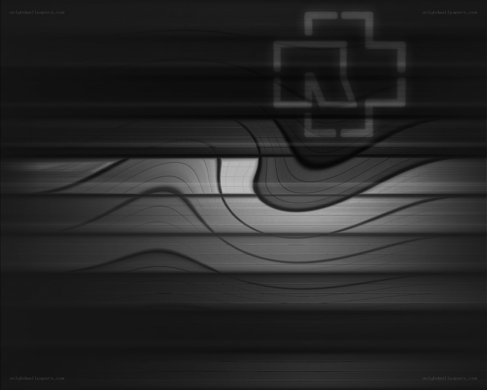 abstract black and white design