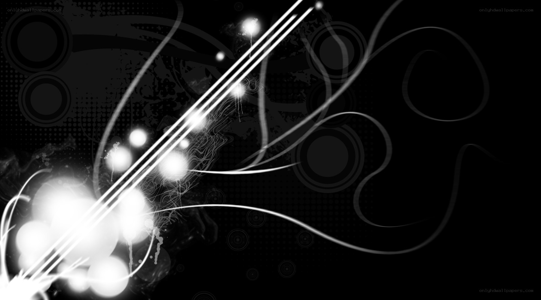 abstract black and white design