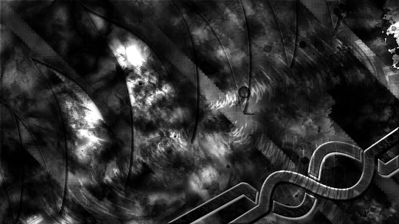 abstract black and white design