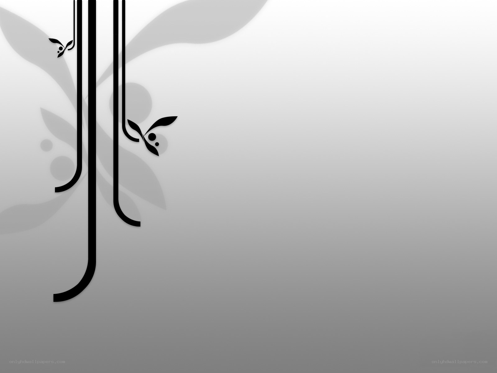 abstract black and white design