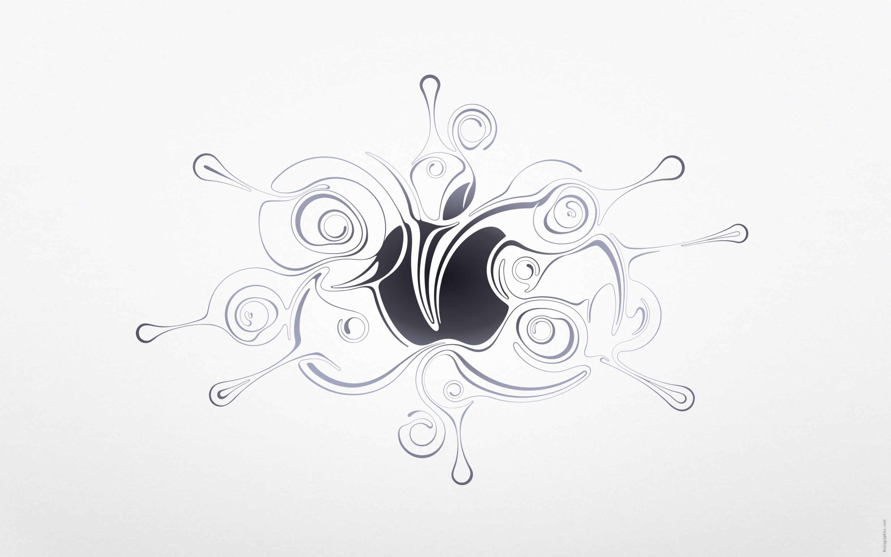 abstract black and white design