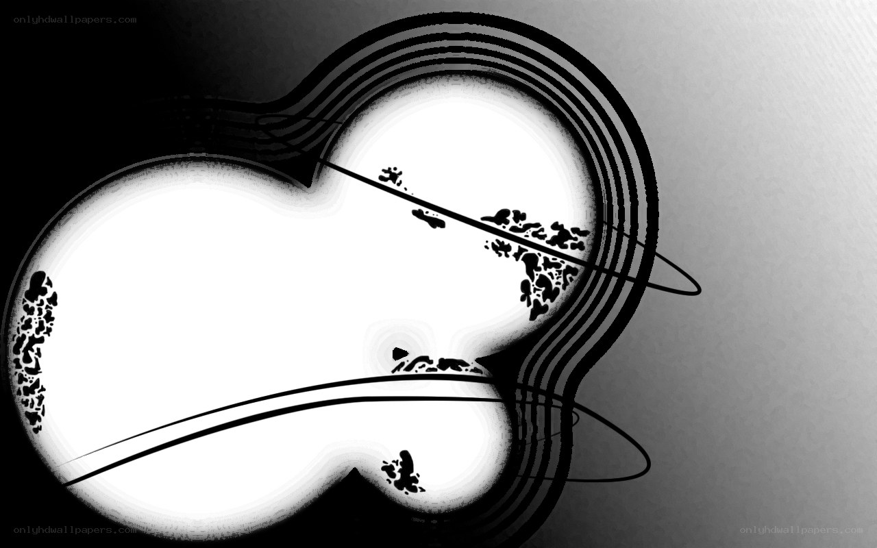 abstract black and white design