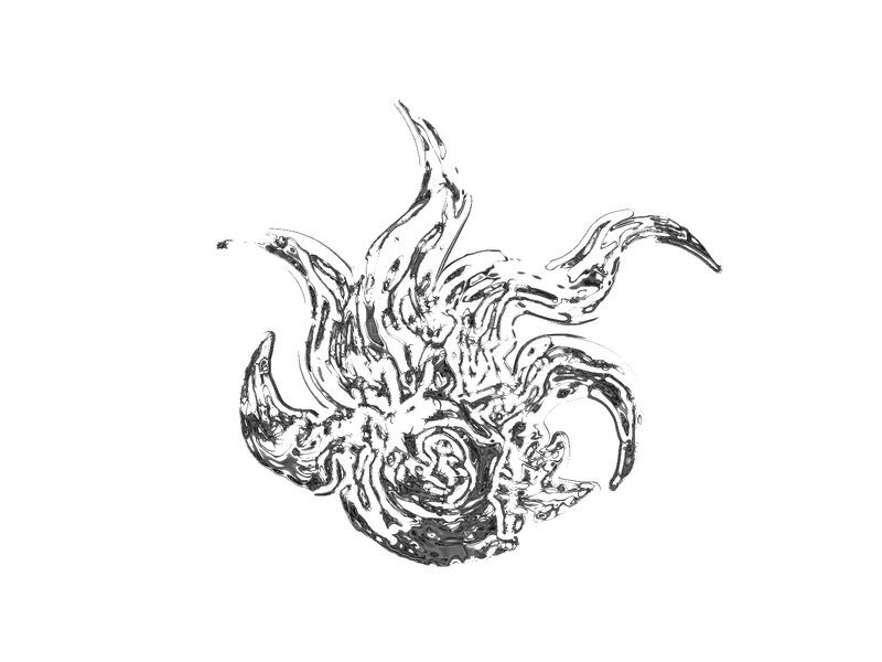 Abstract Black and White Design — Dynamic, Illustration