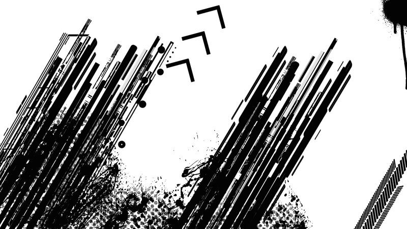 Abstract Black and White Design — Dynamic