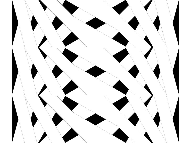 Abstract black and white geometric pattern