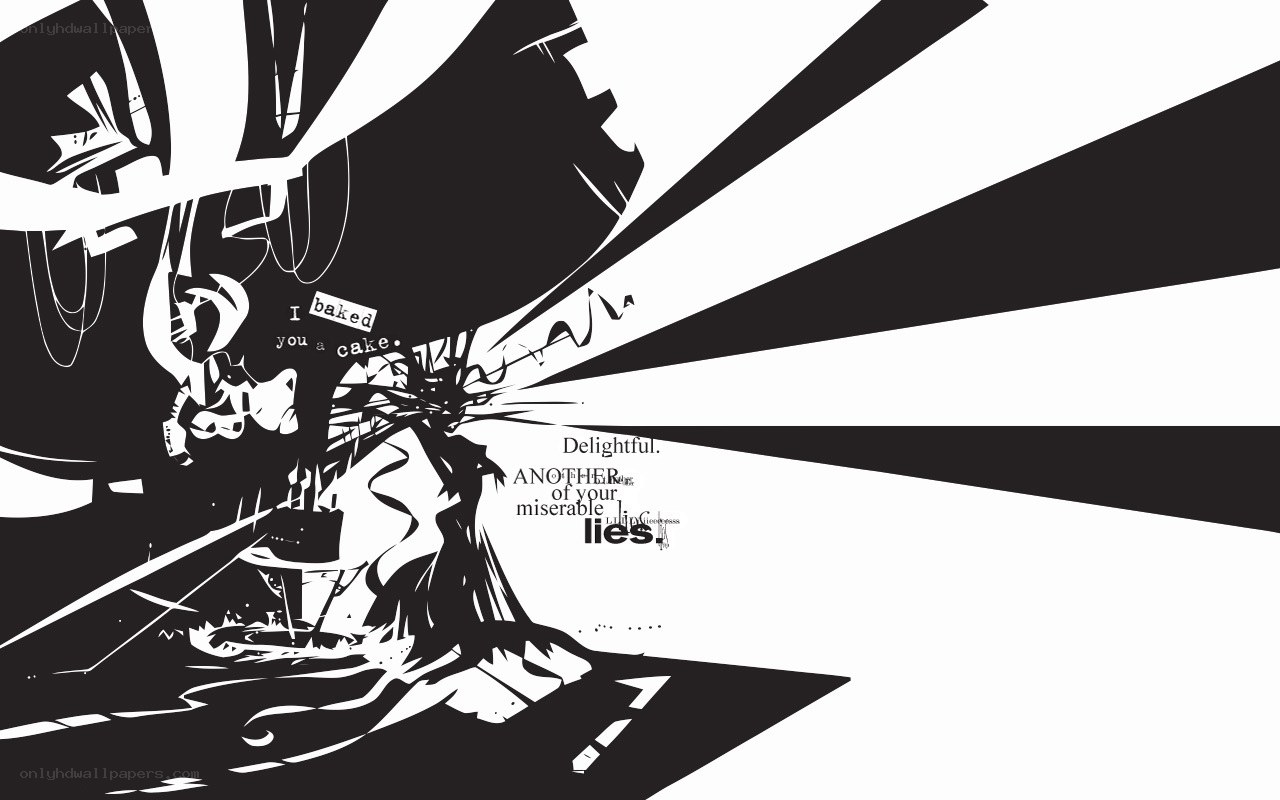 abstract black and white illustration