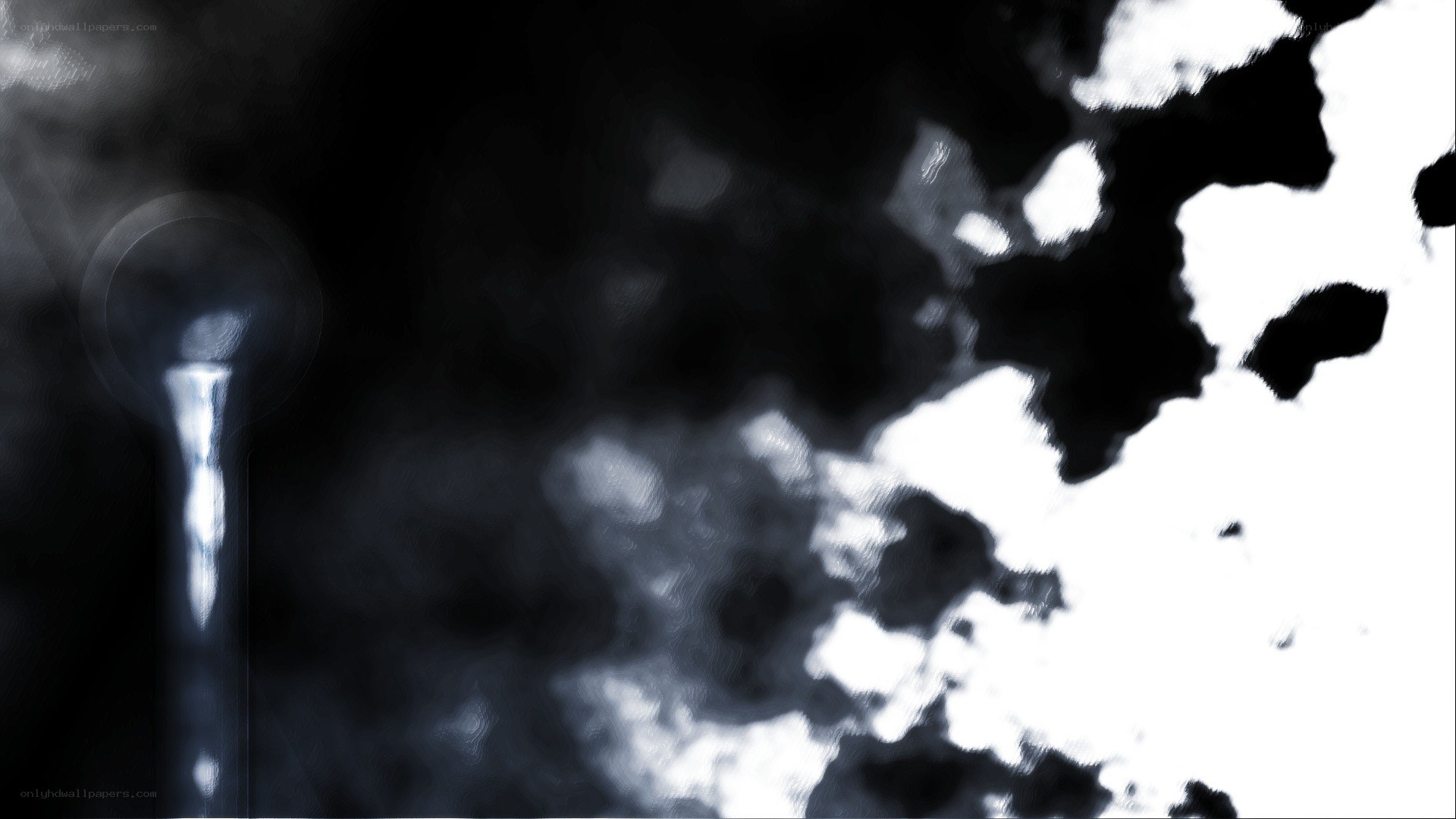 abstract black and white image