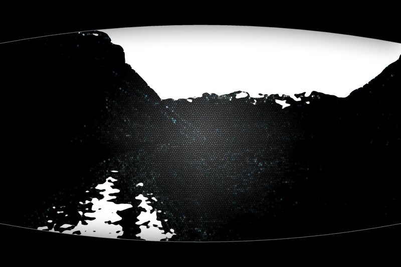 abstract black and white landscape