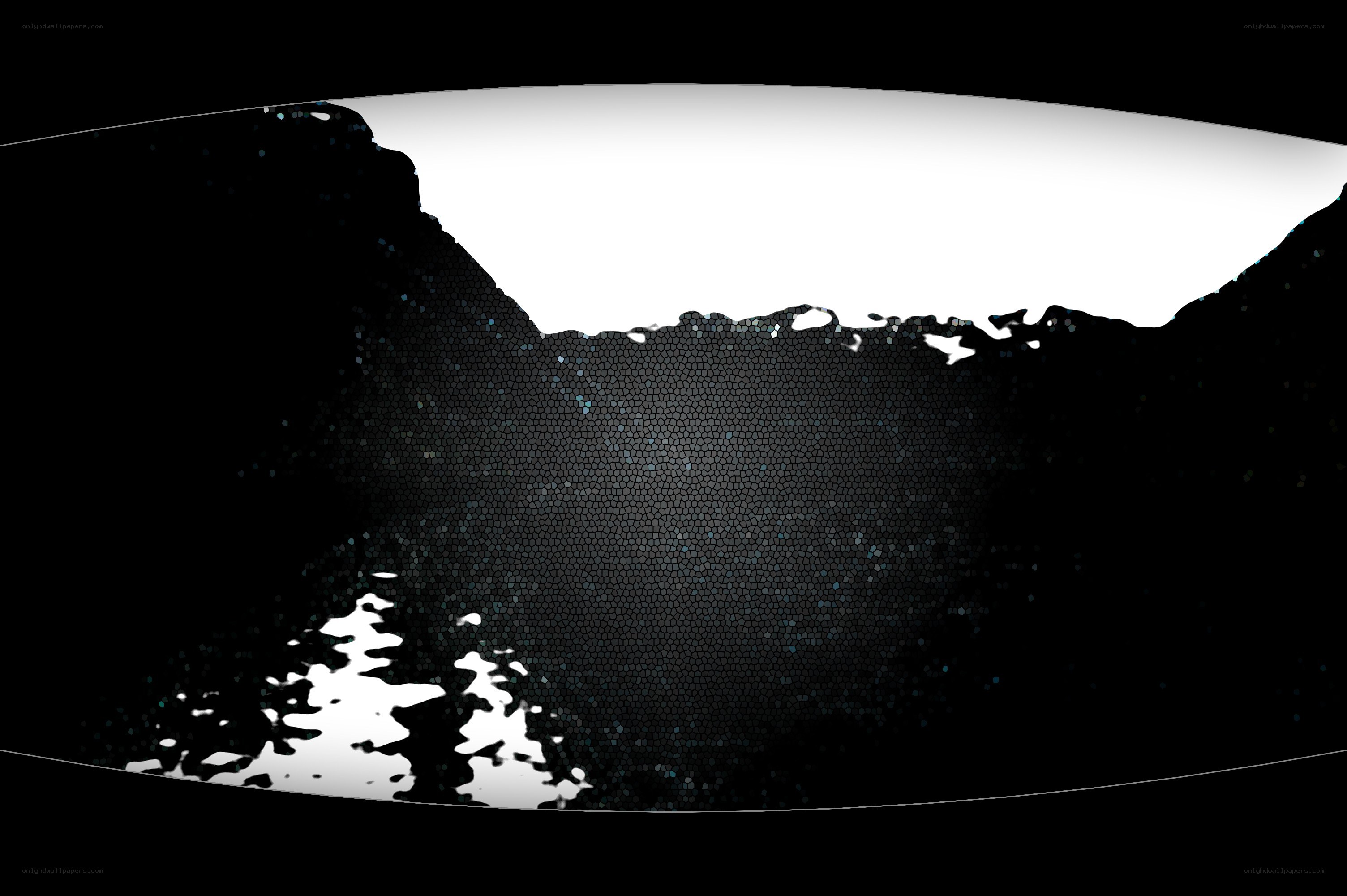 abstract black and white landscape