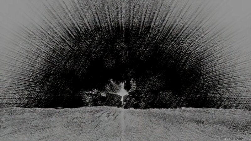 Abstract Black and White Lines — Dramatic