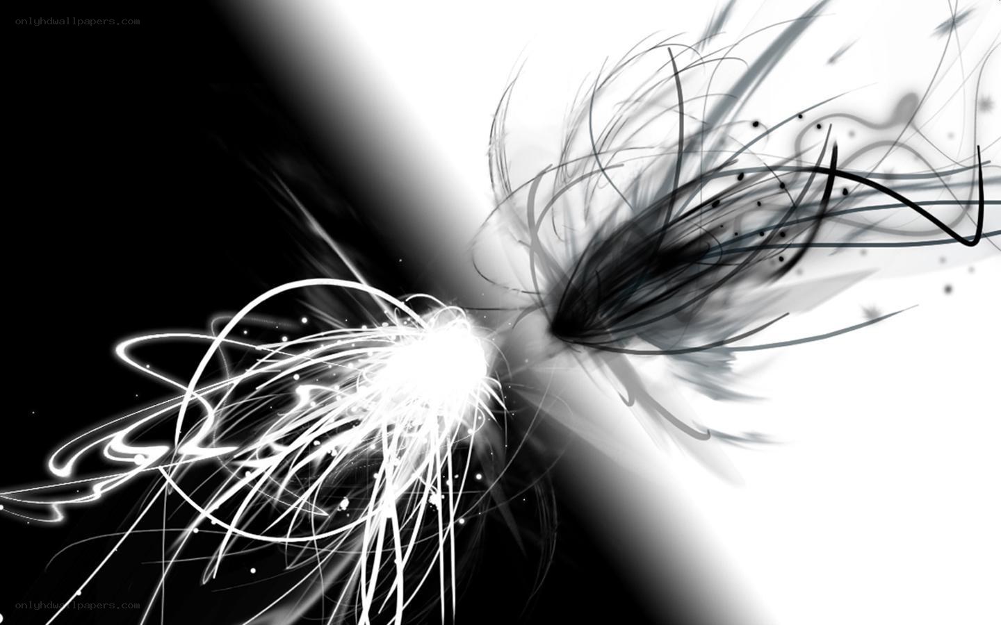 abstract black and white motion