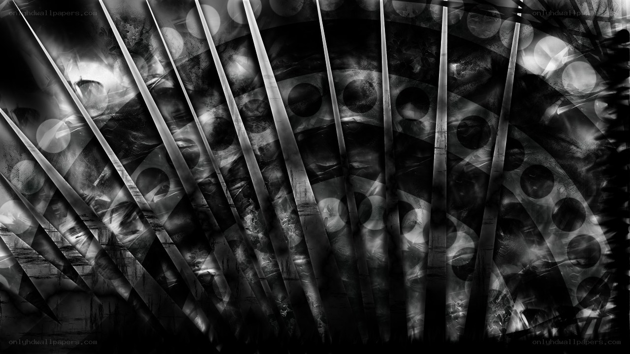 abstract black and white pattern