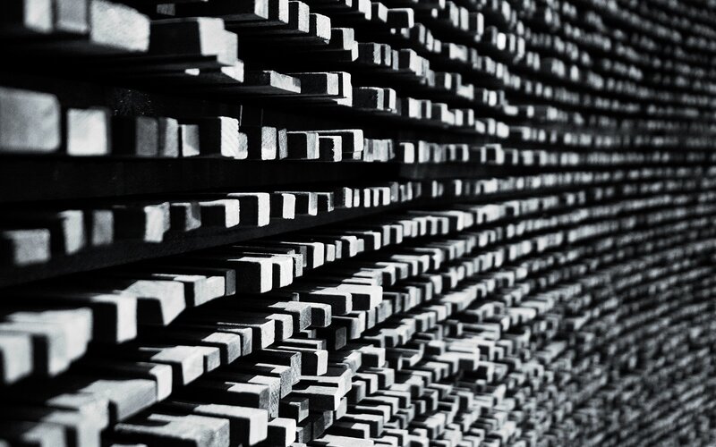 Abstract black and white pattern
